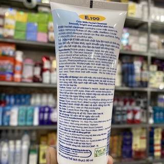 Sữa rửa mặt E100 tinh chất sữa bò 80ml
