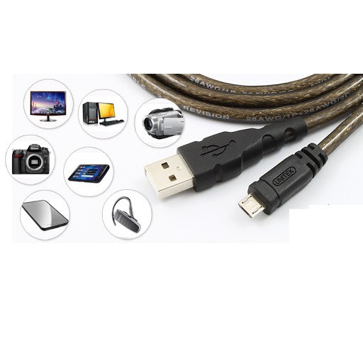 Cáp Micro USB 1.5m Unitek Y-C434 cao cấp