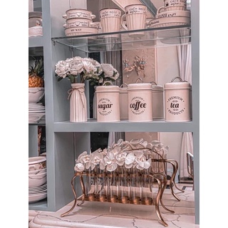 bộ hộp sắt đựng đường, cafe