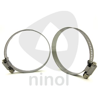 Cổ dê Inox - đai xiết ống siết 27-70mm xâu 10 cái