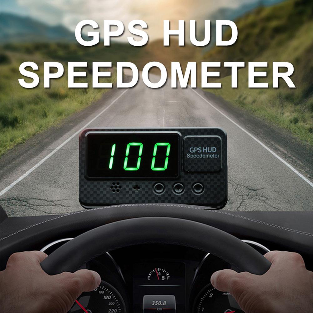 🎉 SD Đồng hồ đo tốc độ GPS HUD phổ biến Lên xe hiển thị với báo động quá tốc độ C60S