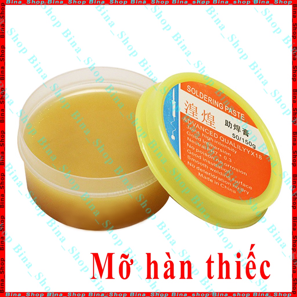 Mỡ hàn thiếc hỗ trợ hàn mạch, vệ sinh, làm bóng mối hàn