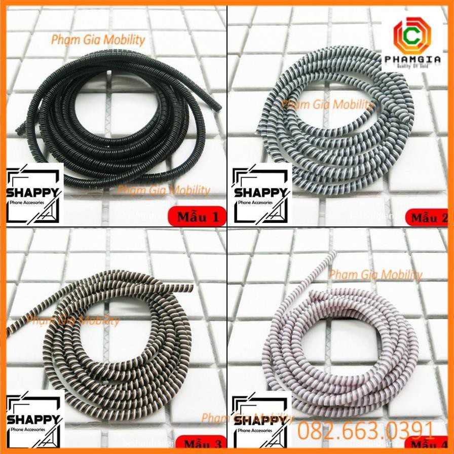 Dây Quấn cáp 2 màu - Bảo Vệ Dây Cáp Sạc Tròn 1k 2k 3k 4k
