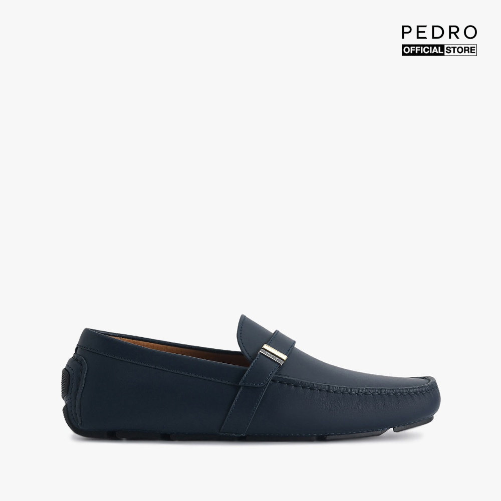 PEDRO - Giày lười nam mũi vuông Leather Moccasins PM1-65110249-10