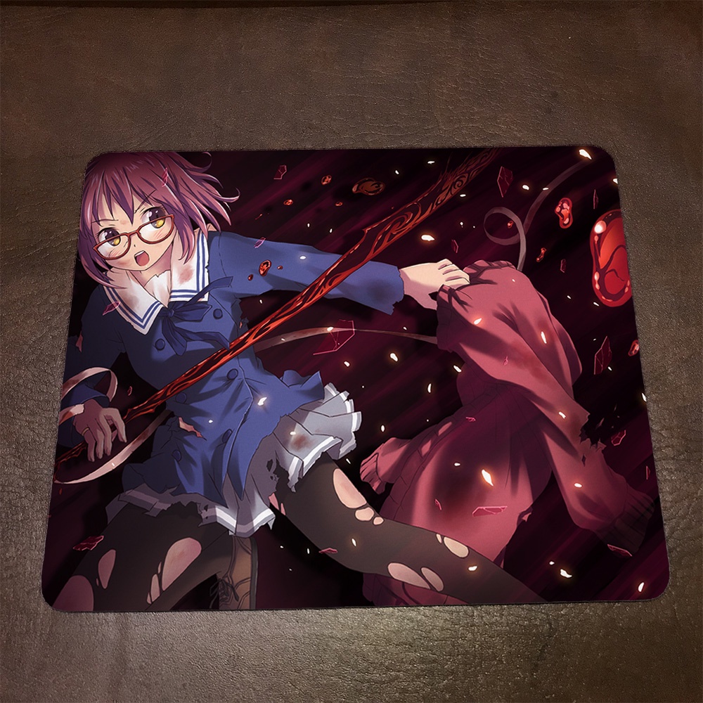 Lót chuột máy tính Anime Beyond the Boundary Wallpapers 1 Mousepad cao su êm ái. Nhận in theo yêu cầu