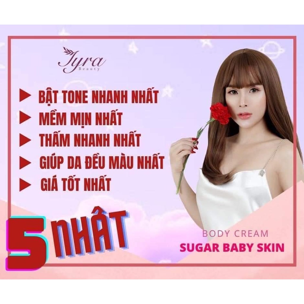 BODY COLLAGEN X10 TYRA SUGAR BABY SKIN - DƯỠNG TRẮNG DA BODY