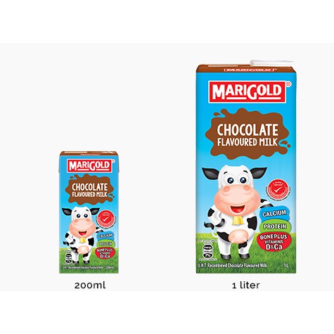 Sữa Marigold vị socola có đường hộp 200ml