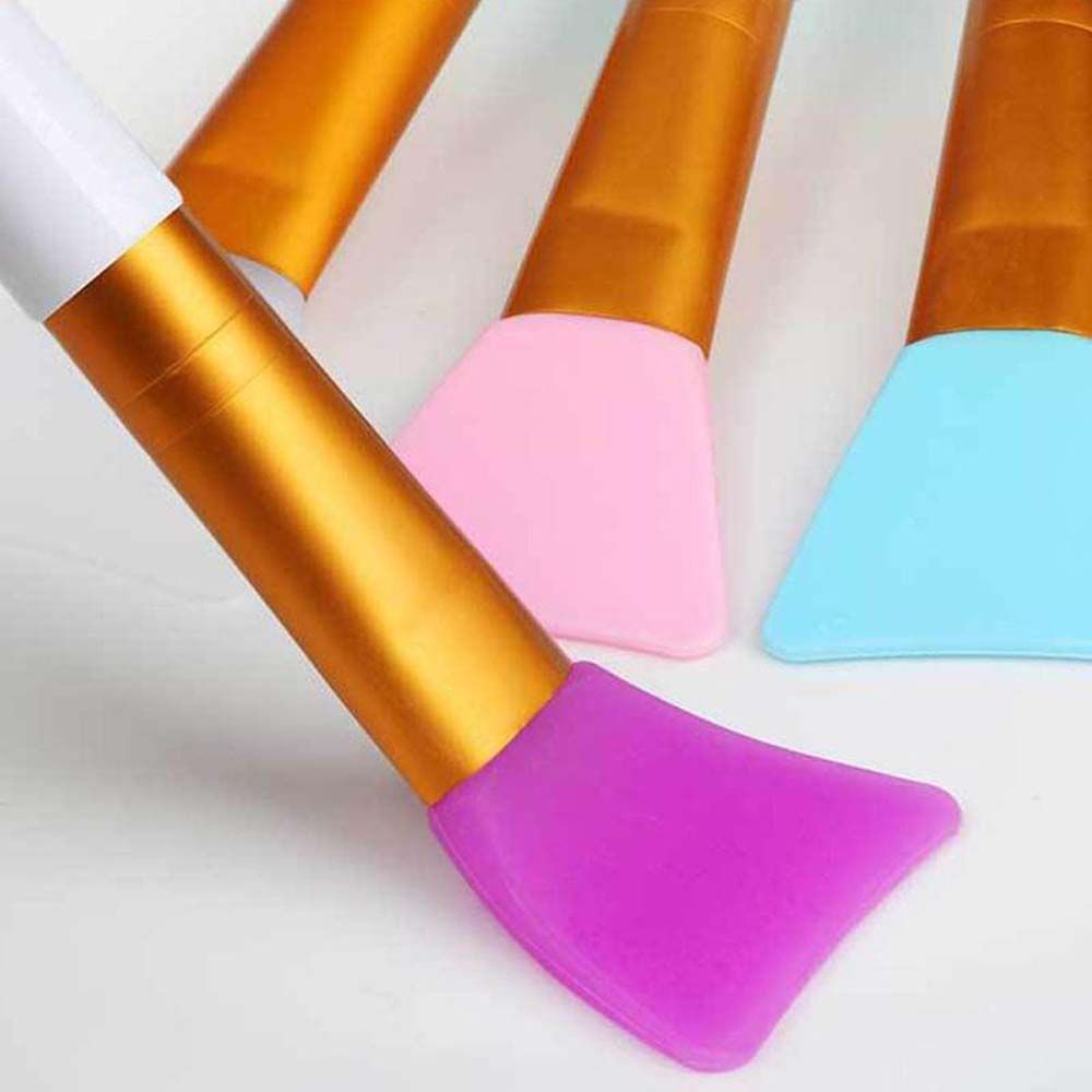 [Hàng mới về] Cọ phết mặt nạ có tay cầm nhiều màu sắc tùy chọn có thể tái sử dụng