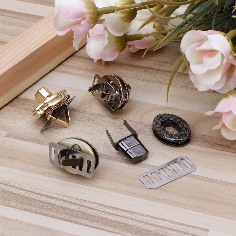 Khóa Hợp Kim Hình Quả Trứng Nhỏ 4 Màu Sắc Gắn Túi Xách DIY
