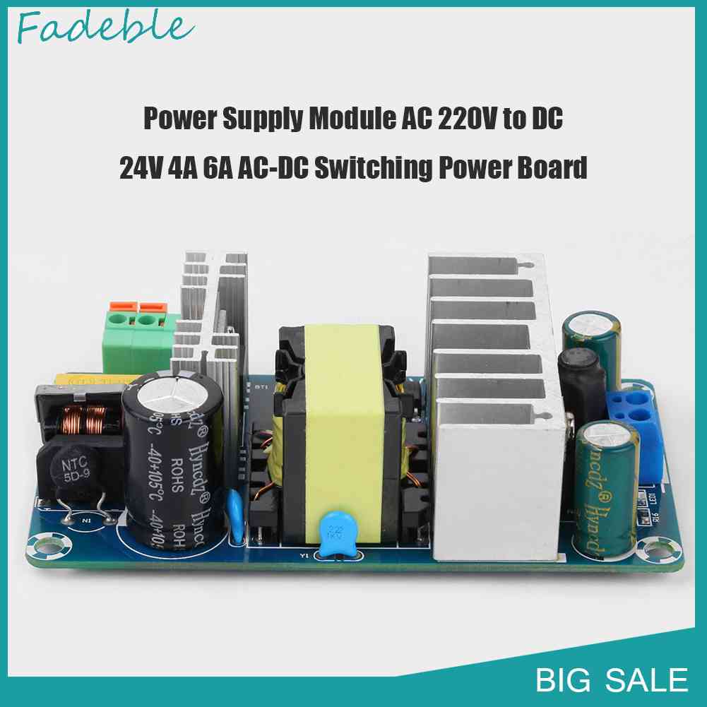 Mô Đun Cung Cấp Nguồn Điện AC 220V Sang DC 24V 4A 6A AC-DC