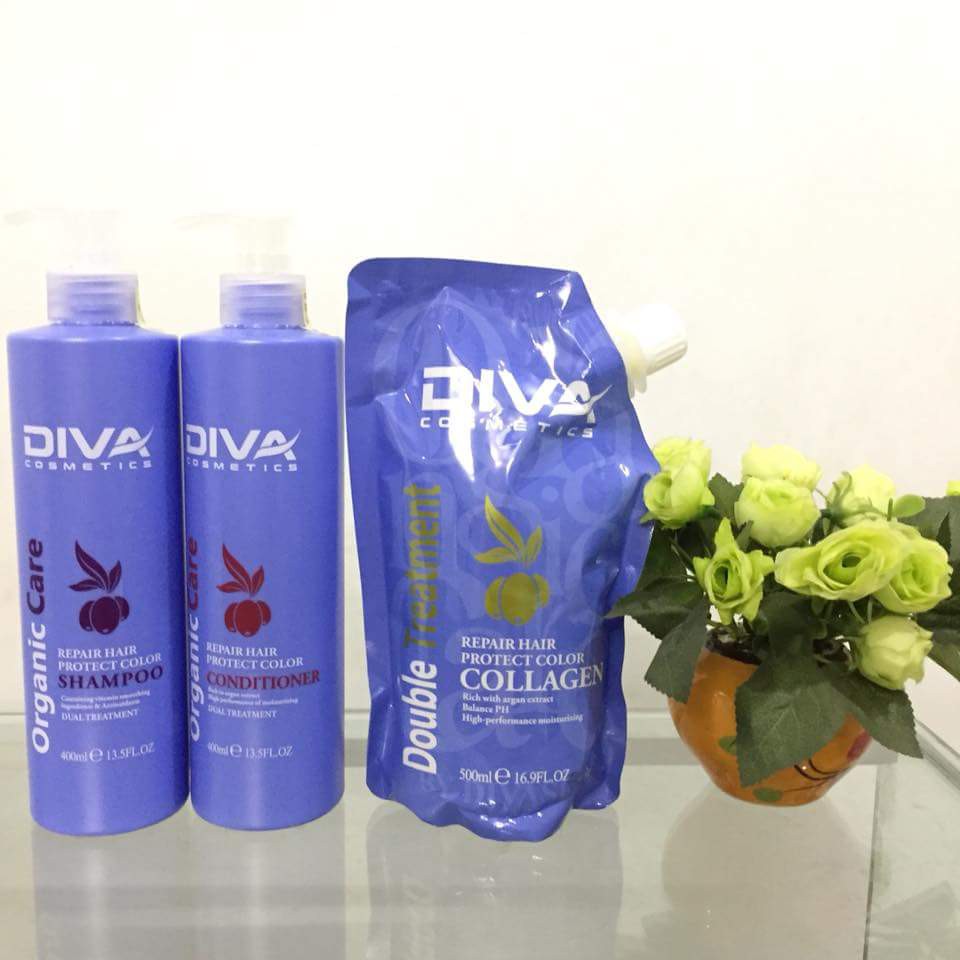 DẦU HẤP Ủ TÓC DIVA COLLAGEN HAIR REPAIR CHÍNH HÃNG SIÊU MƯỢT (MẪU MỚI) 500ML