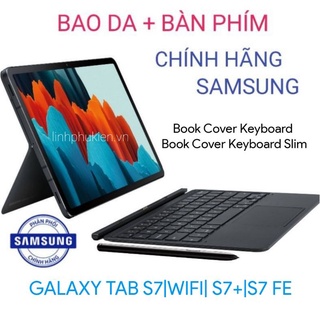 Bao da bàn phím Book Cover KeyBoard ( Slim ) Samsung Galaxy Tab S7 / S7 Plus / S7 FE