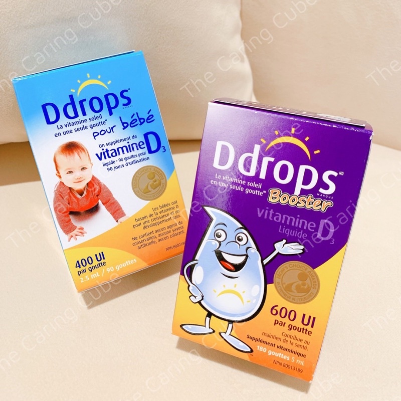 Vitamin D3 Ddrops Booster 600 IU cho bé từ 1 tuổi