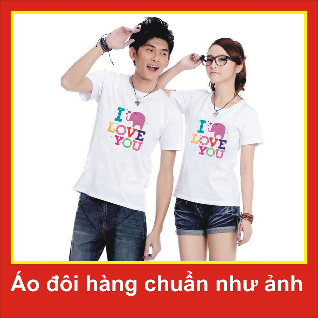 Áo đôi I love You hàng đẹp giá rẻ