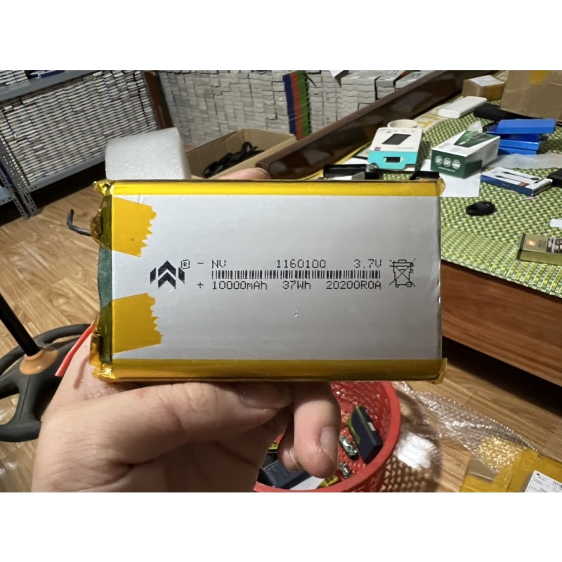 Pin LiPo 10.000mAh 3.7V Lithium