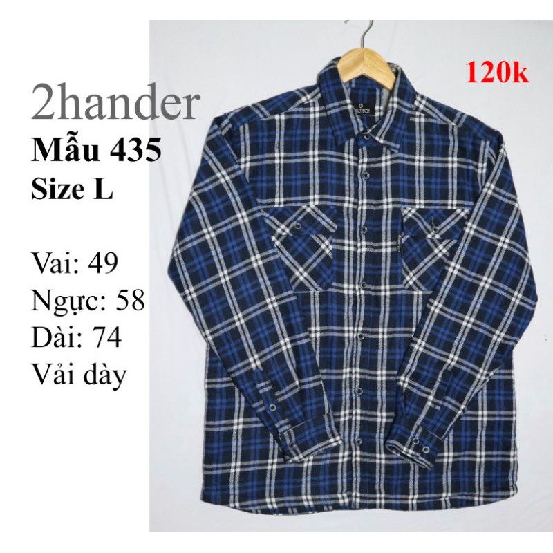 3 áo flannel 2hand (Inbox shop để chọn mẫu) | BigBuy360 - bigbuy360.vn