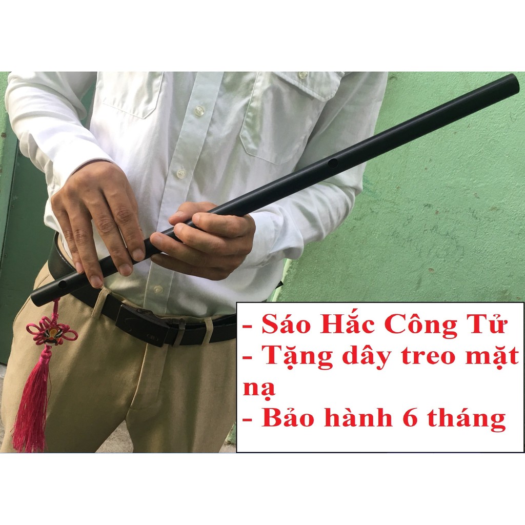 Sáo Trúc Hắc Công Tử ✔ ( Đã kiểm định ) BH 6 tháng - Sáo Trúc Màu Đen Cực Đẹp