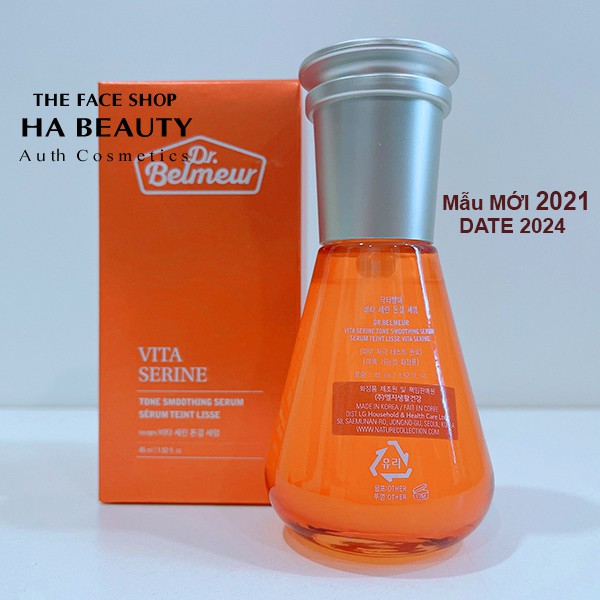 Serum dưỡng trắng da chống lão hóa The Face Shop Dr Belmeur Vita Serine Serum 45ml dưỡng ẩm nám làm sáng da vitamin C | BigBuy360 - bigbuy360.vn