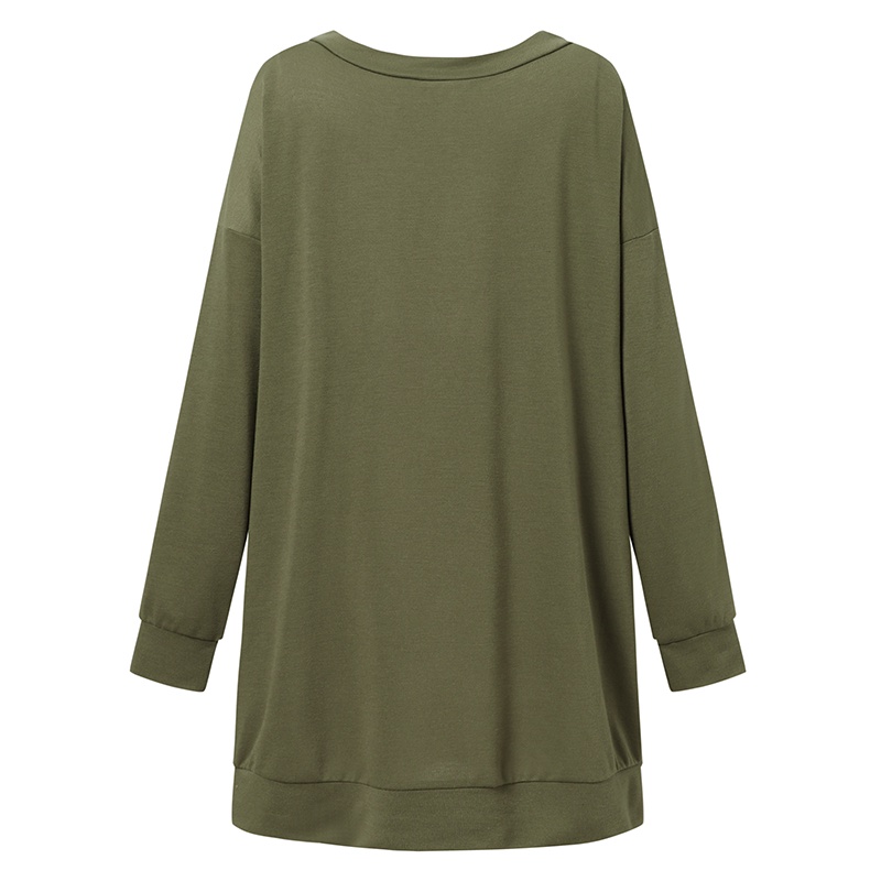 Áo kiểu Zanzea dành cho nữ thiết kế tay dài cổ chữ V thời trang thanh lịch