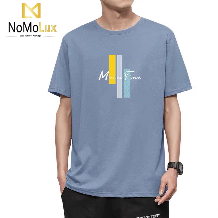 Áo thun nam ngắn tay 💢 Freeship 💢 Áo phông nam cổ tròn NoMoLux mã HT012 chất thun cotton co dãn mềm mại | BigBuy360 - bigbuy360.vn