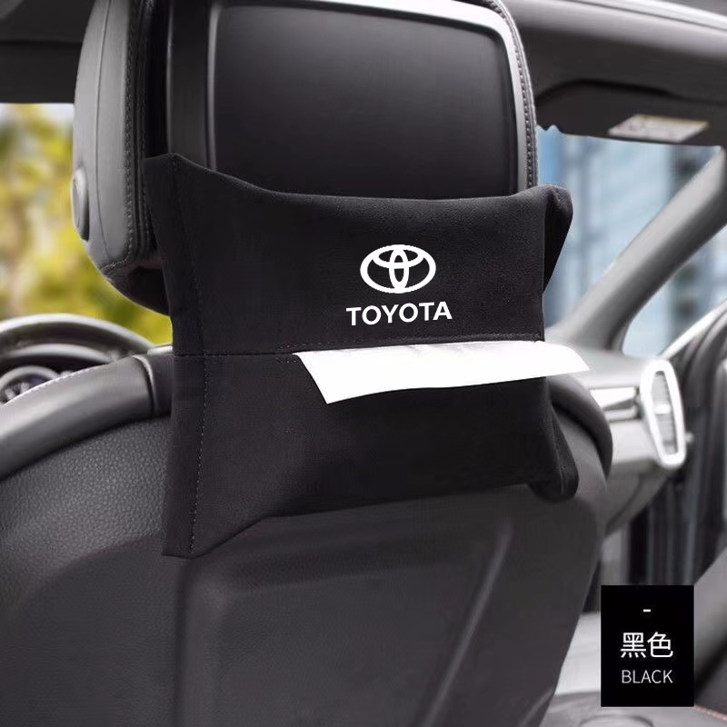 Túi Nhung Đựng Khăn Giấy Đa Năng Tiện Dụng Cho Xe Hơi Toyota Vios Yaris Altis Camry Avanza