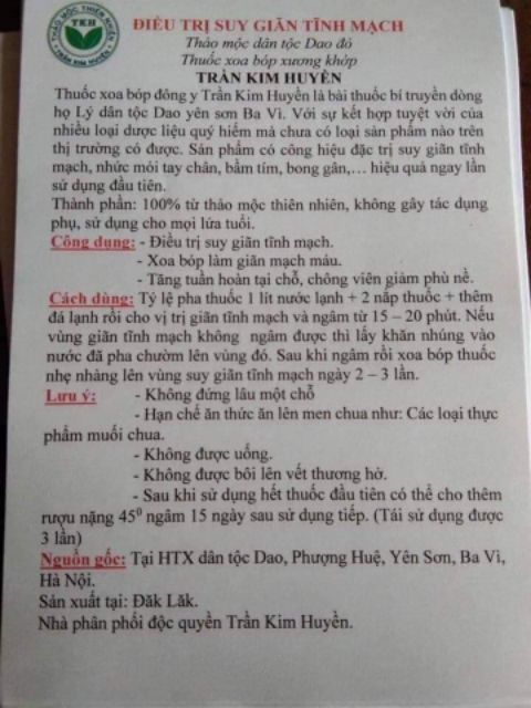 Dầu xoa bóp thảo mộc dân tộc dao | BigBuy360 - bigbuy360.vn