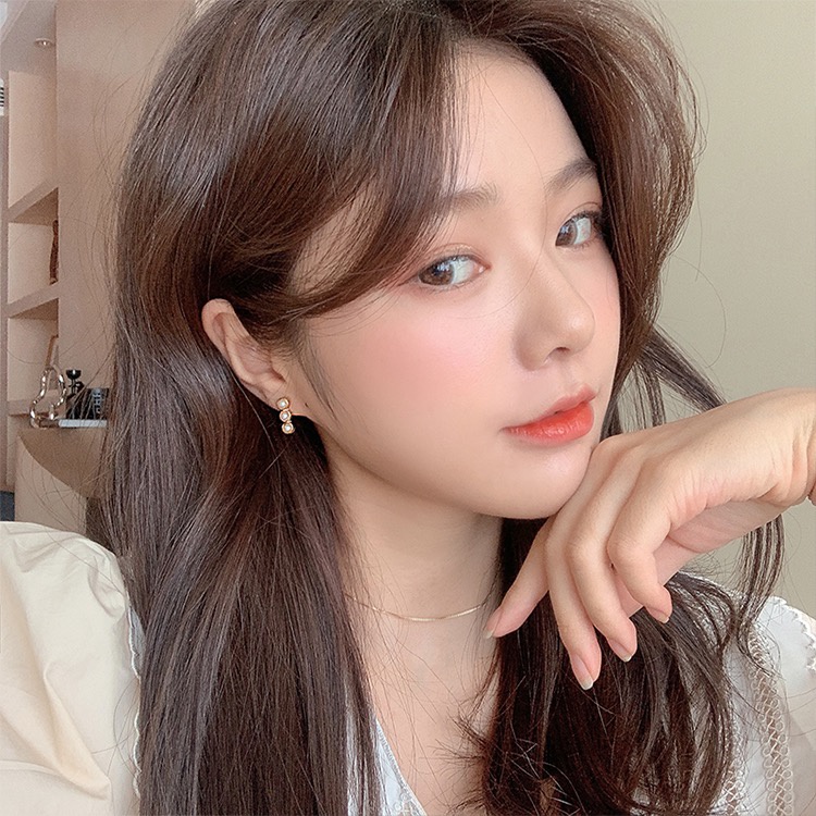 Bông tai, Khuyên tai Nơ điểm hạt trai thanh lịch, Her Accessories H103