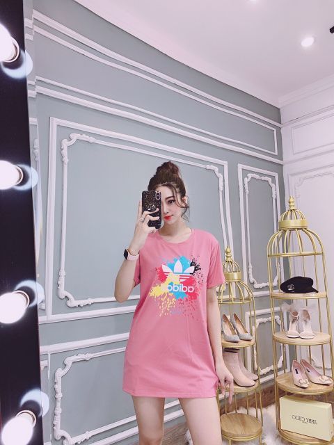 Đầm giấu quần form rộng tạt sơn (chất dày đẹp)