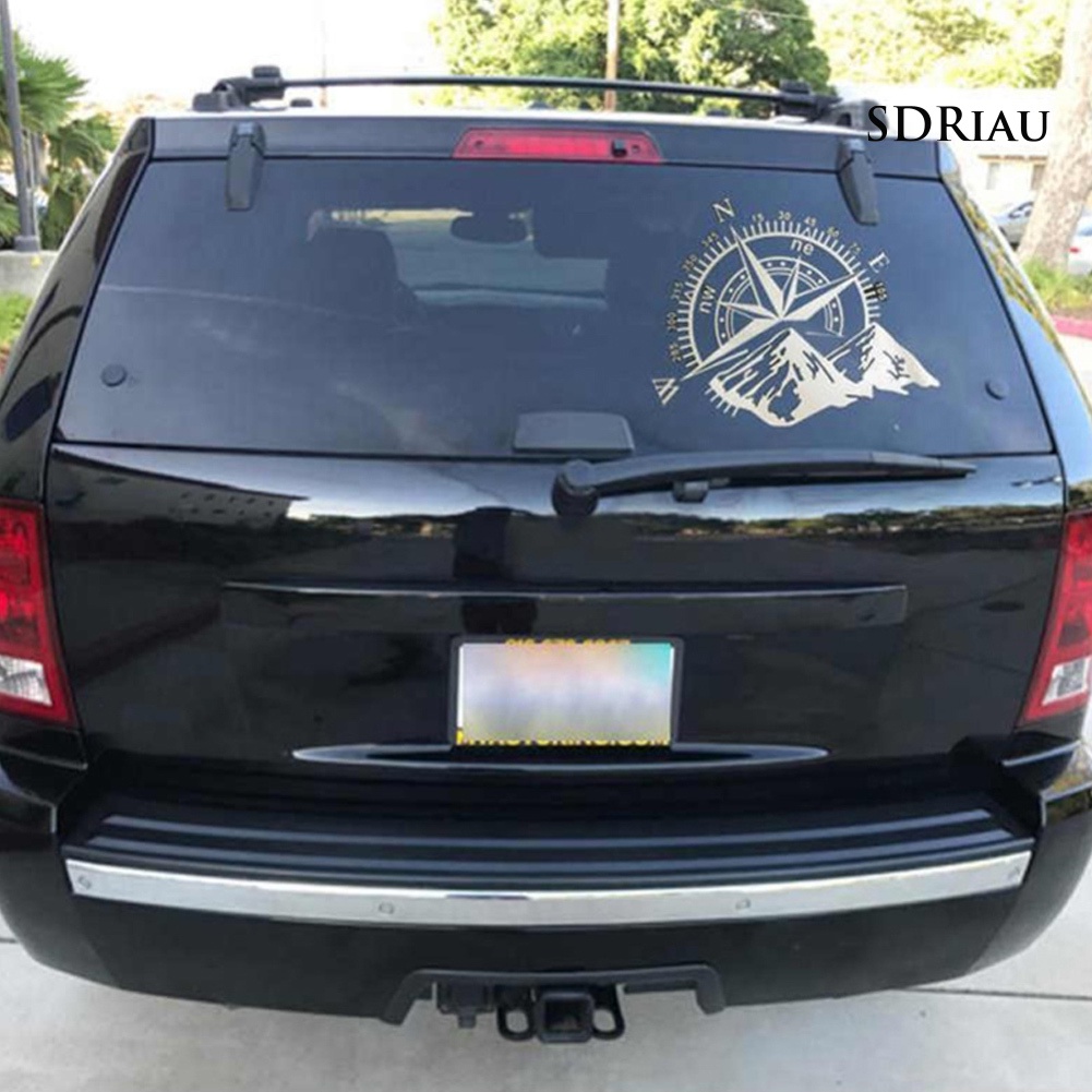 Đề Can Phản Quang Hình La Bàn / Ngọn Núi Độc Đáo Trang Trí Xe Hơi / Cửa Sổ