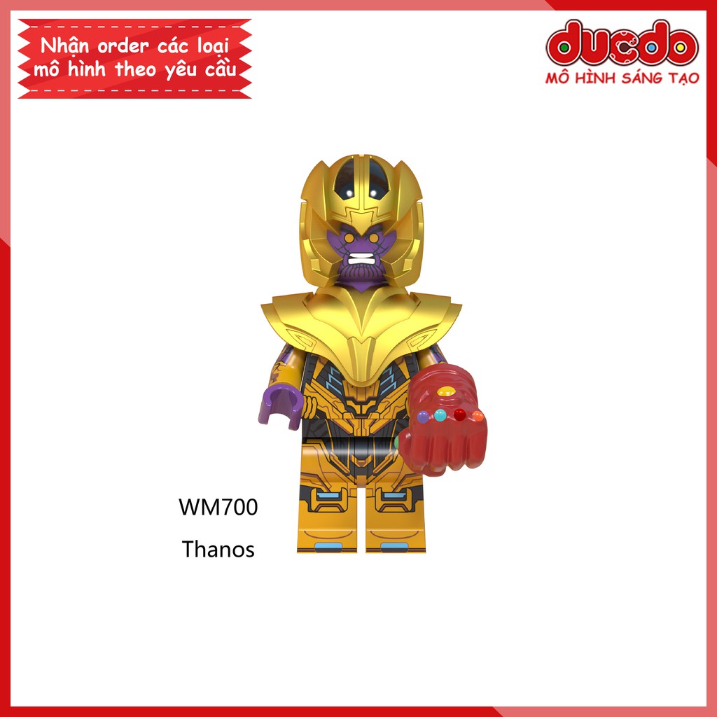 Minifigures siêu anh hùng End Game - Đồ chơi Lắp ghép Xếp hình Mô hình Mini Iron Man EndGame WM6061