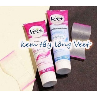 Kem tẩy lông veet 100ml - Tẩy lông tay, tẩy lông chân, tẩy lông nách hiệu quả - Thành phần tự nhiên cho da nhạy cảm