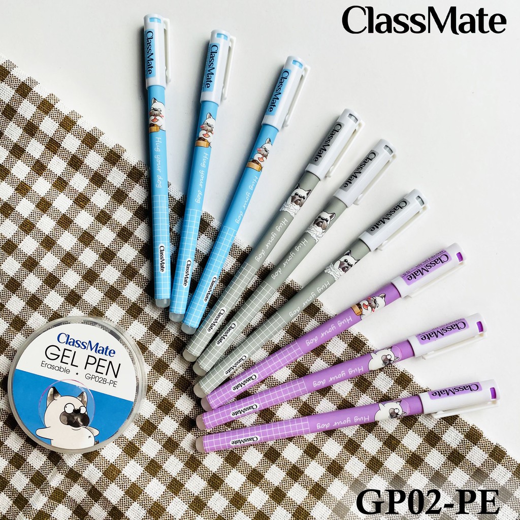 Bút gel xóa được Classmate pets GP02-PE (Thiết kế mới)