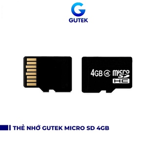 Mua Thẻ Nhớ Gutek Micro SD 4GB Tốc Độ Cao Dùng Lưu Trữ Nhạc Hình Ảnh Video Clip  Dùng Cho Điện Thoại  Loa Bluetooth