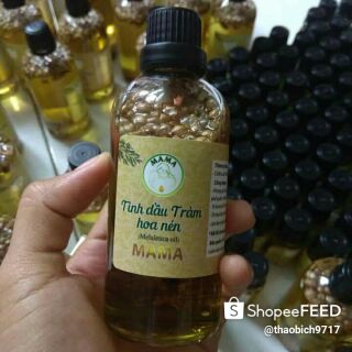 Tinh dầu tràm ngâm hoa nén