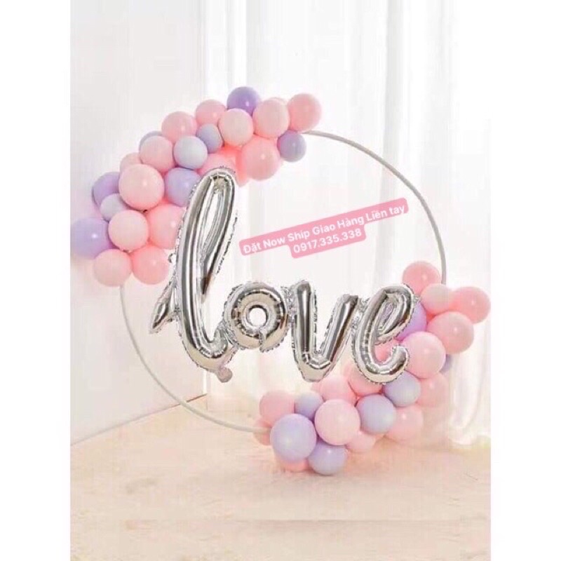 Set bóng chữ love siêu xinh Thật lộng lẫy khi sét bóng này vào ngày Đám Cưới Hoặc Sinh Nhật Xinh Lung Linh