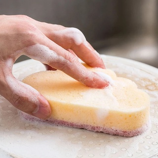 Miếng bọt xốp rửa chén hình đám mây hai mặt