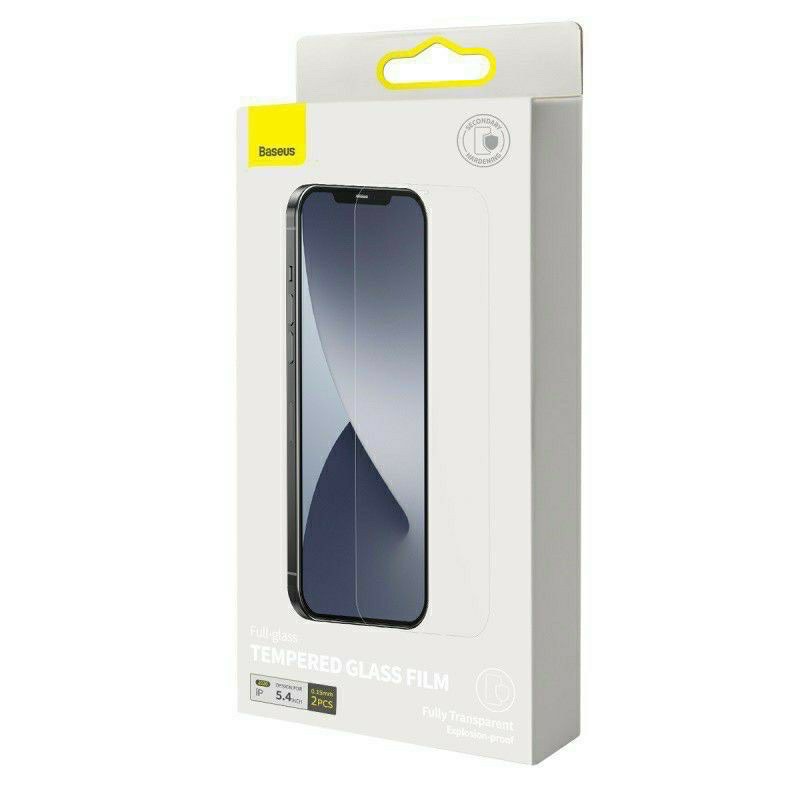 Bộ 2 kính cường lực Baseus siêu mỏng 0,15mm cho iPhone 12/ 12 Pro/ 12 Pro max Chính hãng