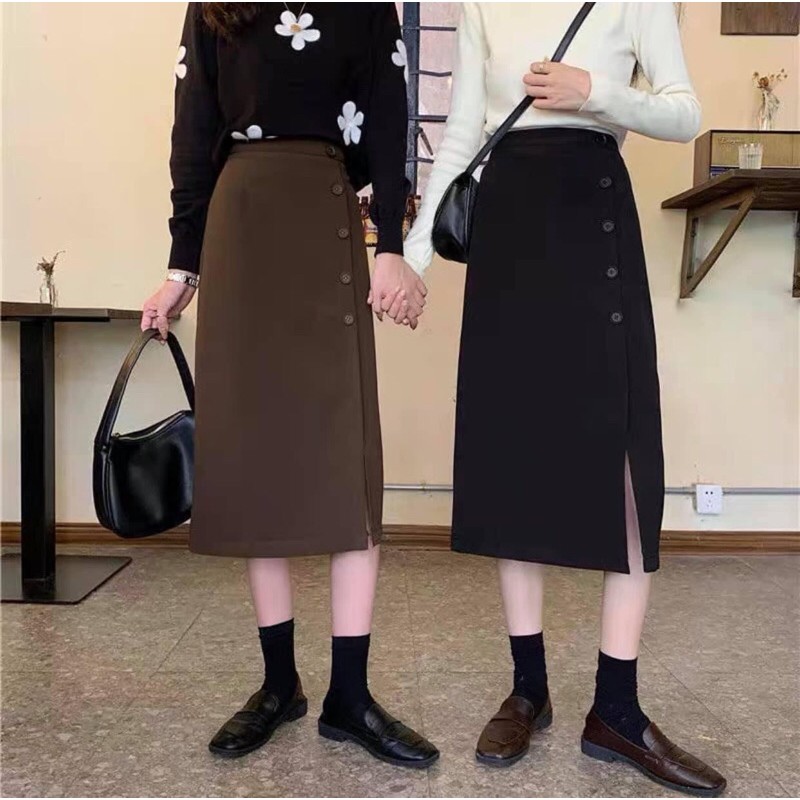 CHÂN VÁY KHUY XẺ VẠT HOTTREND