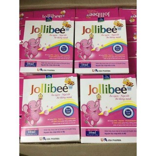 Jollibee Ăn Ngon giúp bé ngủ tốt, bé ăn ngon, ngủ ngon, kích thích bé ăn nhiều hơn hộp 20 ống