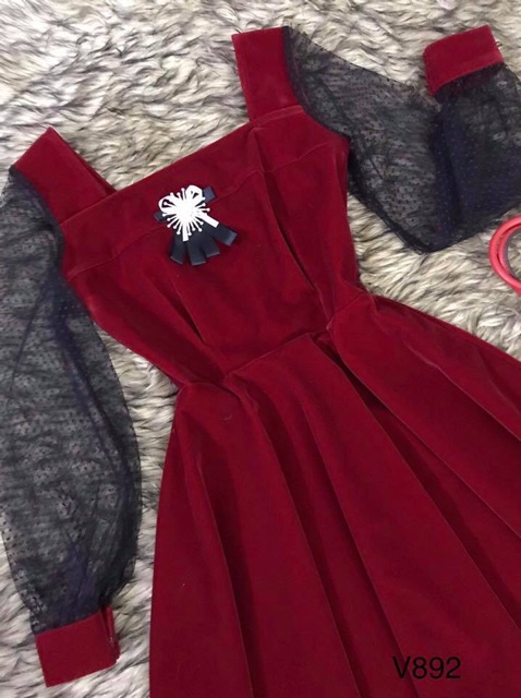 Váy nhung cao cấp | BigBuy360 - bigbuy360.vn