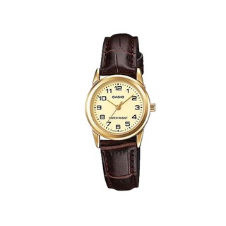 Đồng hồ nữ casio ltp-v001gl-9budf dây da