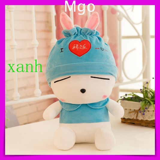 [Qùa Tặng Người Yêu] Gấu Bông Teddy Bear Hình Con Thỏ Baby, Thú Nhồi Bông Thỏ Trắng Mặc Áo Siêu Dễ Thương Size 35cm 65cm