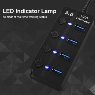 Hub Chia 4 Cổng Usb 3.0 Tốc Độ Cao 5gbps