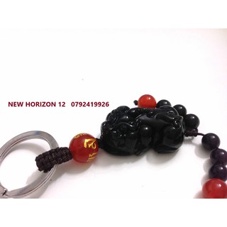 MÓC KHÓA ĐÁ OBSIDIAN TỲ HƯU