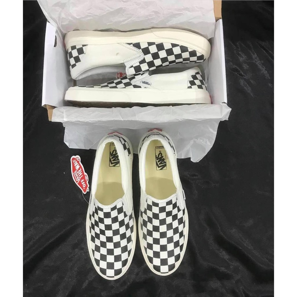 Giày thẩ thao Vans caro, giày vans lười caro, vans vault