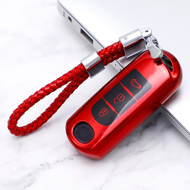 Vỏ Bảo Vệ Chìa Khóa Thông Minh Cho Mazda 2 3 6 Atenza Axela Demio CX-5 CX5 CX-3 CX7 CX-9 2015-2019