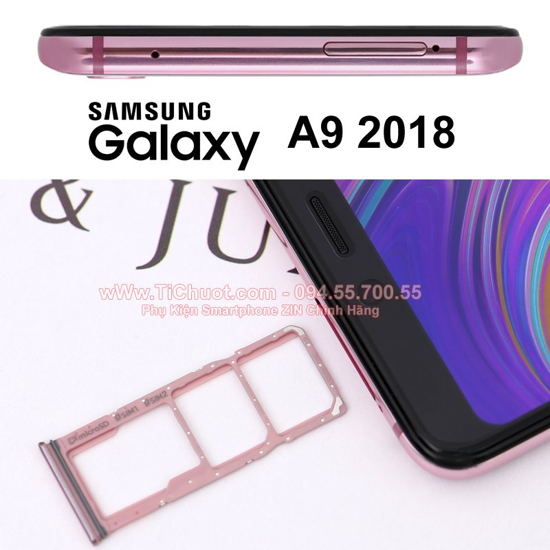 Khay sim Samsung A9 2018 ZIN Chính Hãng