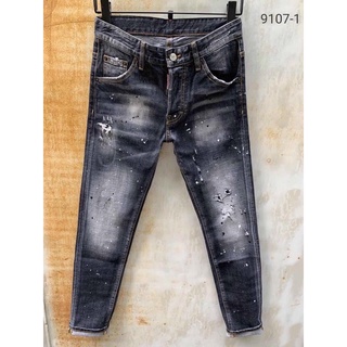 QUẦN JEAN NAM ĐEN MỜ VẨY SƠN BỤI BẶM CÁ TÍNH XU HƯỚNG 2021