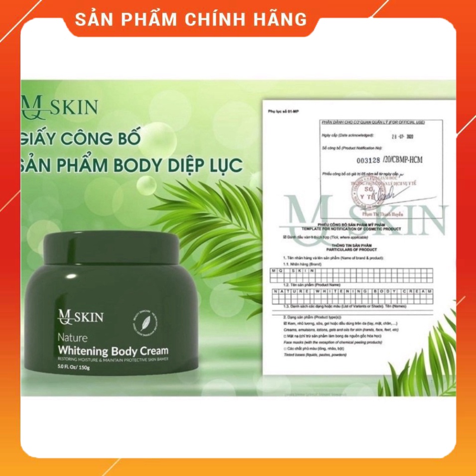 KEM BODY DIỆP LỤC MQ CHÍNH HÃNG