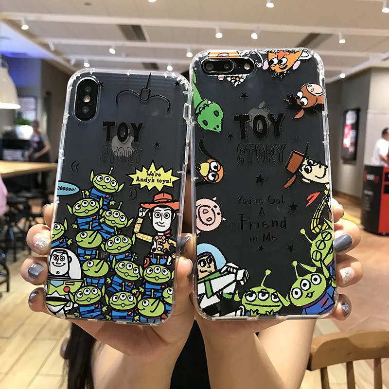 Ốp Lưng Silicon Chống Sốc Toy Story - I004